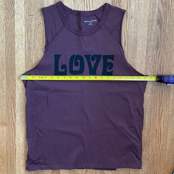 Spiritual Gangster Raglan Tank Top size Large - Picture 2 of 9